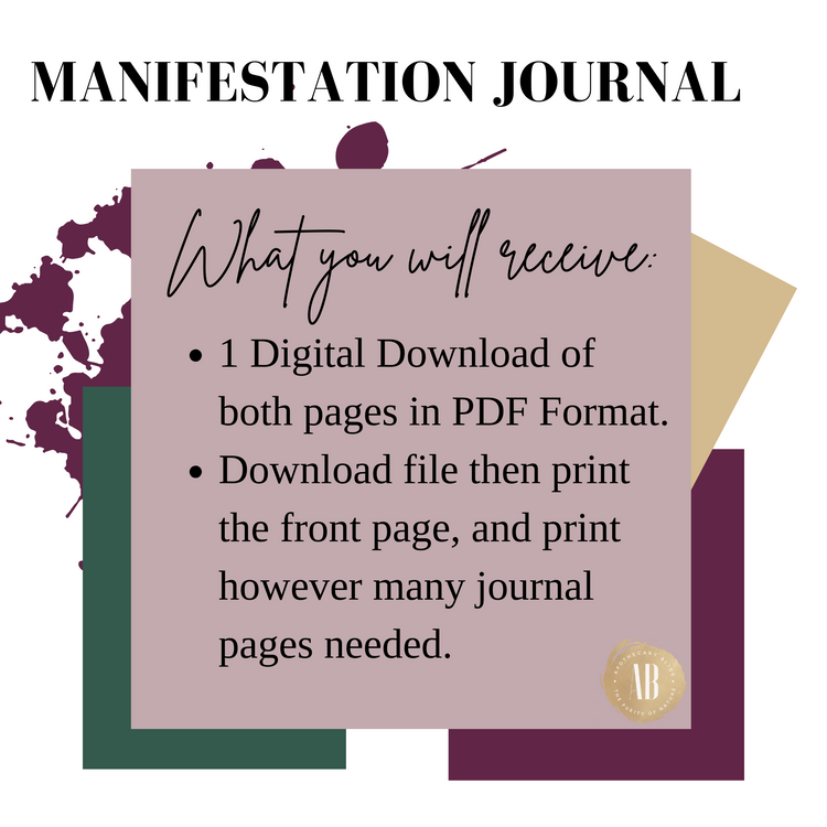 Manifestation Journal PDF (Download)