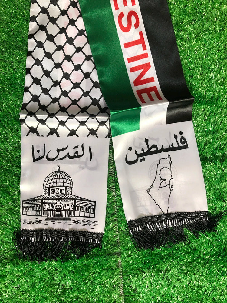 Palestine Flag Long Neck Scarf