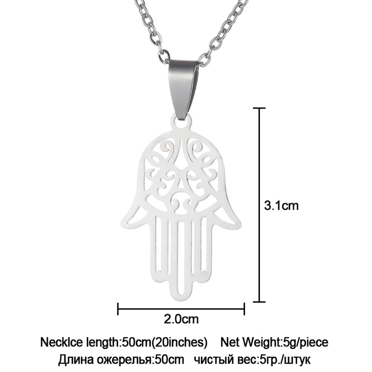 Hamsa Hand Necklace