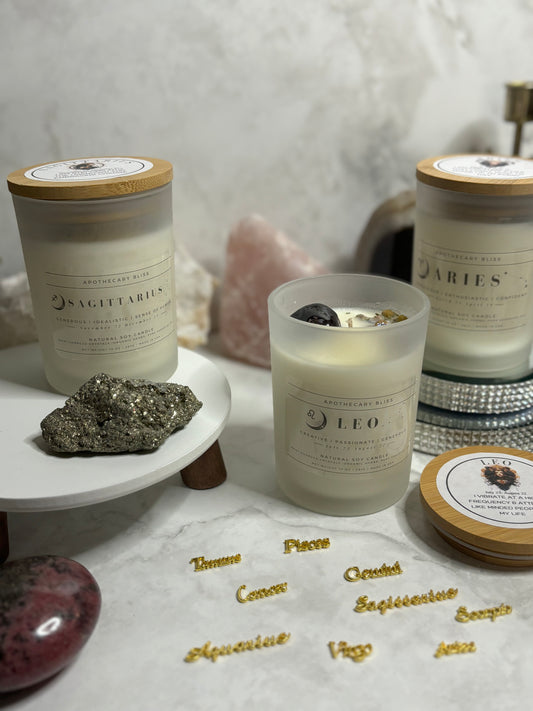 Leo Zodiac Candle