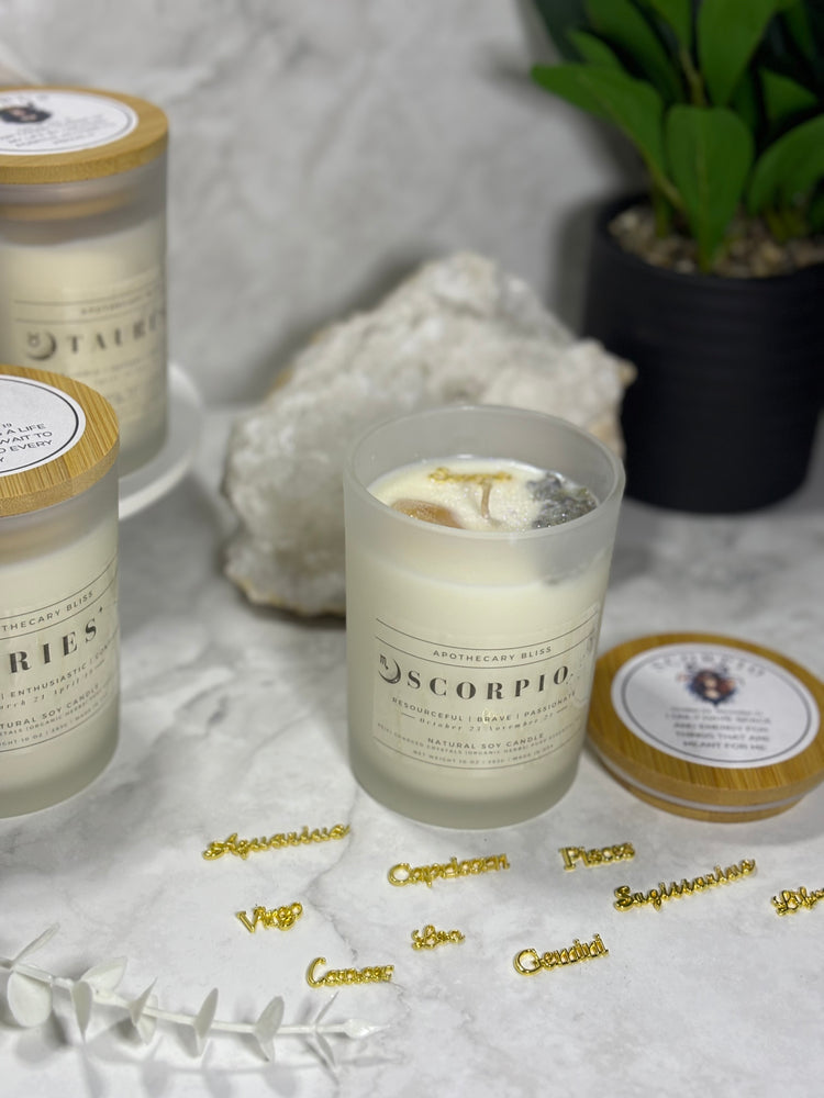 Scorpio Zodiac Candle